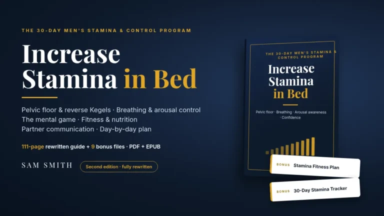 Increase Stamina in Bed: The 30-Day Program for Men